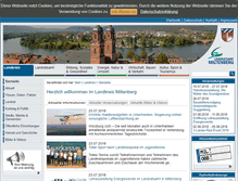 Tablet Screenshot of landkreis-miltenberg.de